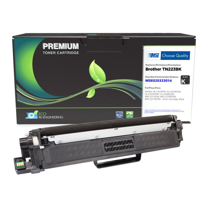 MSE Remanufactured Black Toner Cartridge for Brother TN223