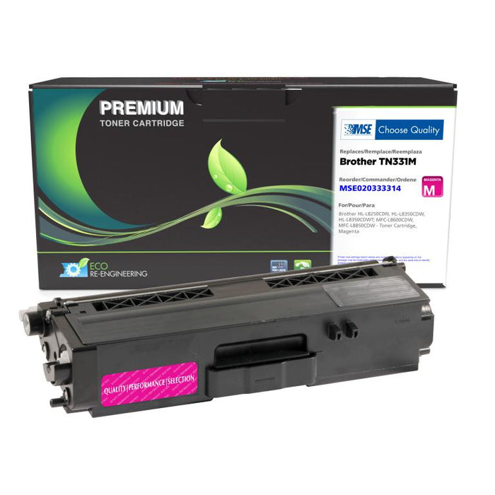 MSE Remanufactured Magenta Toner Cartridge for Brother TN331
