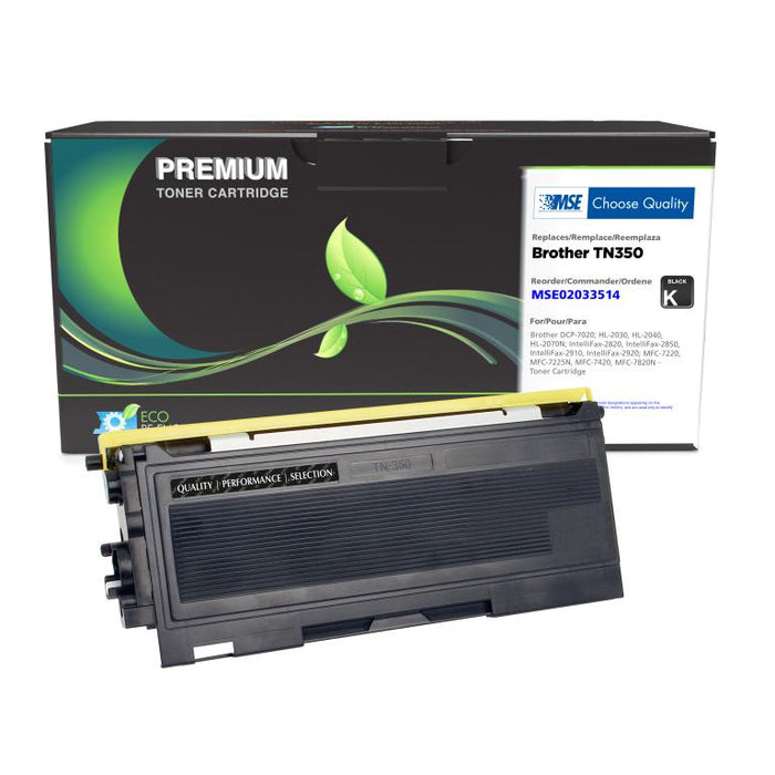 MSE Remanufactured Toner Cartridge for Brother TN350