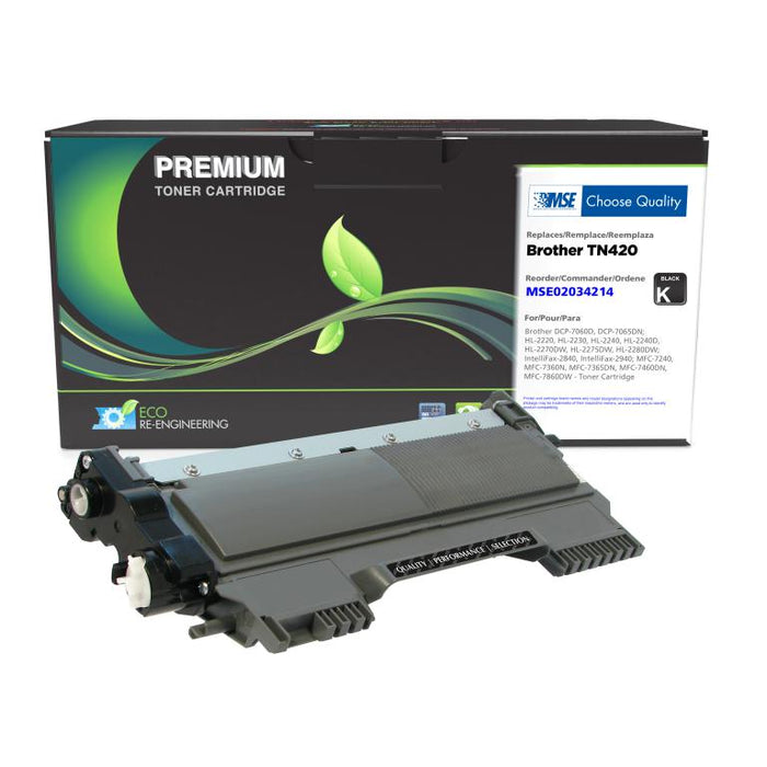 MSE Remanufactured Toner Cartridge for Brother TN420