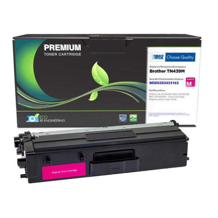 MSE Remanufactured Ultra High Yield Magenta Toner Cartridge for Brother TN439M