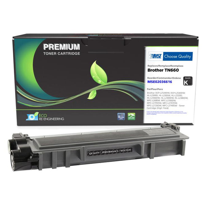 MSE Remanufactured High Yield Toner Cartridge for Brother TN660