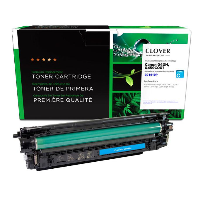 Clover Imaging Remanufactured High Yield Cyan Toner Cartridge for Canon 040H (0459C001)