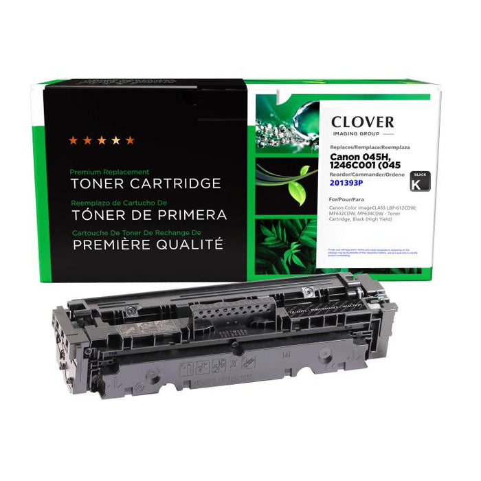Clover Imaging Remanufactured High Yield Black Toner Cartridge for Canon 045H (1246C001)