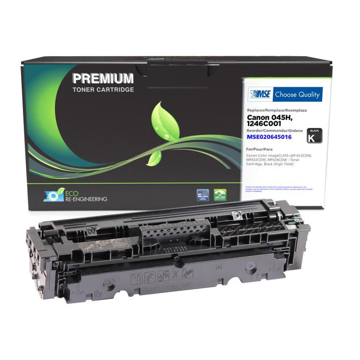 MSE Remanufactured High Yield Black Toner Cartridge for Canon 045H (1246C001)