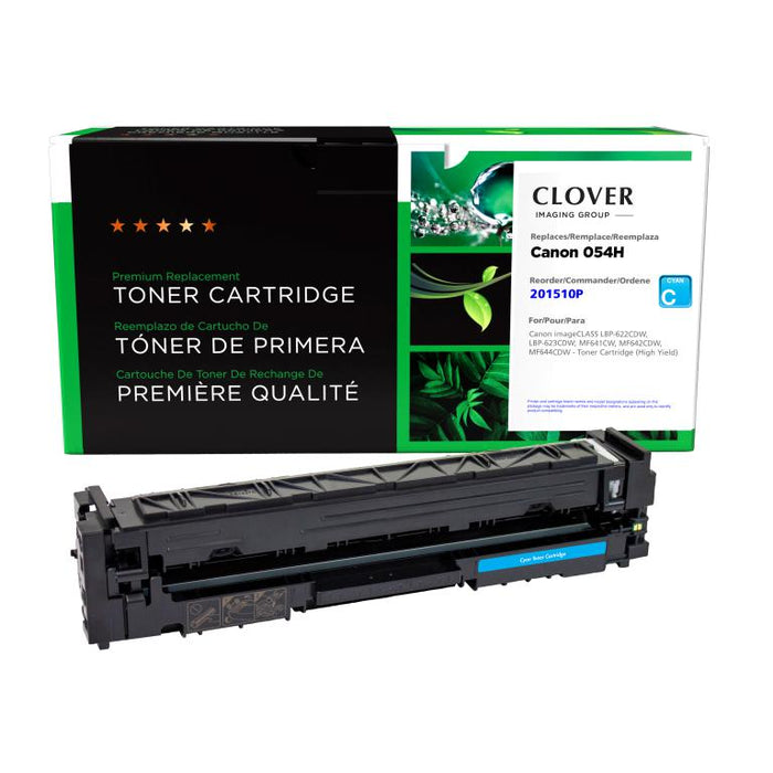 Clover Imaging Remanufactured High Yield Cyan Toner Cartridge for Canon 054H (3027C001)