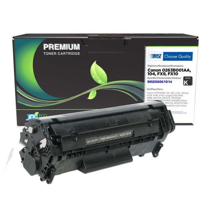 MSE Remanufactured Toner Cartridge for Canon 104/FX9/FX10 (0263B001A)