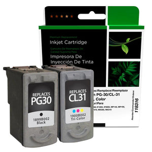 Black, Color Ink Cartridges for Canon PG-30/CL-31