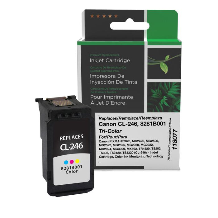 Clover Imaging Remanufactured Color Ink Cartridge for Canon CL-246 (8281B001)