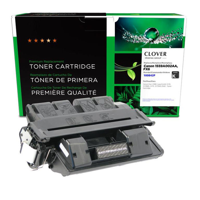 Clover Imaging Remanufactured Toner Cartridge for Canon FX6 (1559A002AA)