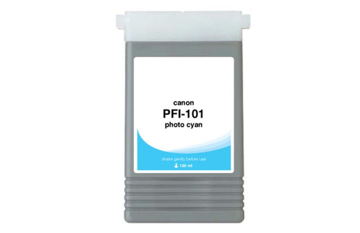 WF Non-OEM New Photo Cyan Wide Format Ink Cartridge for Canon PFI-101 (0887B001AA)