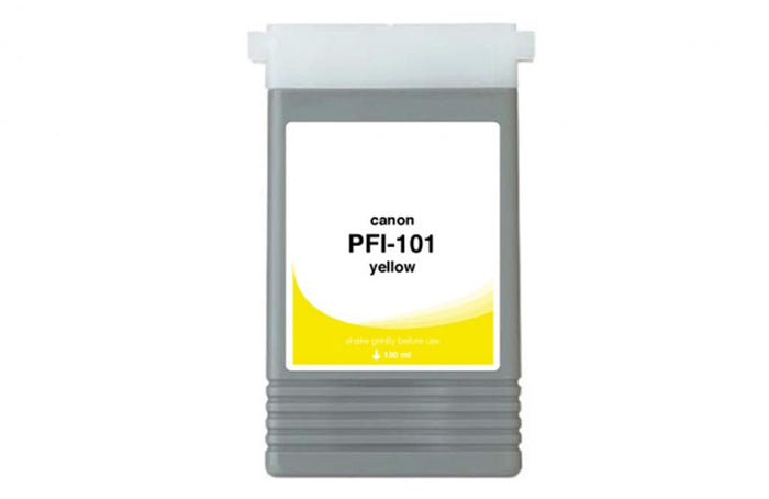 WF Non-OEM New Yellow Wide Format Ink Cartridge for Canon PFI-101 (0886B001AA)