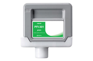 Green Wide Format Ink Cartridge for Canon PFI-301 (1493B001AA)