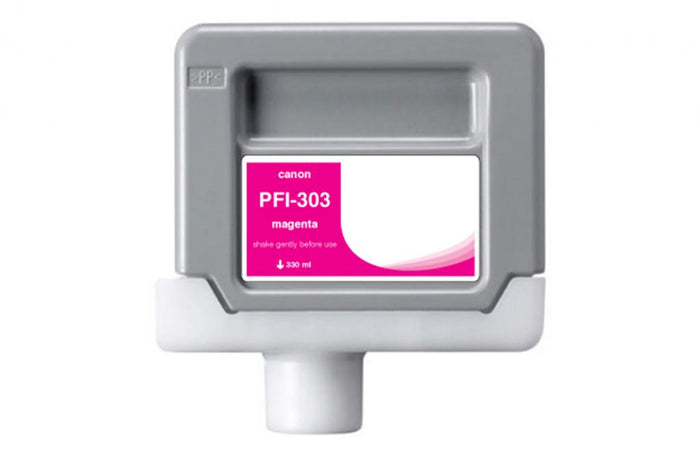 WF Non-OEM New Magenta Wide Format Ink Cartridge for Canon PFI-303 (2960B001AA)