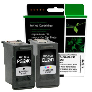 Black, Color Ink Cartridges for Canon PG-240/CL-241