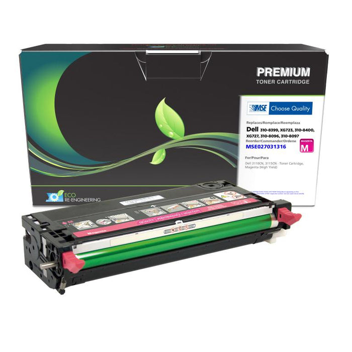 MSE Remanufactured High Yield Magenta Toner Cartridge for Dell 3110/3115