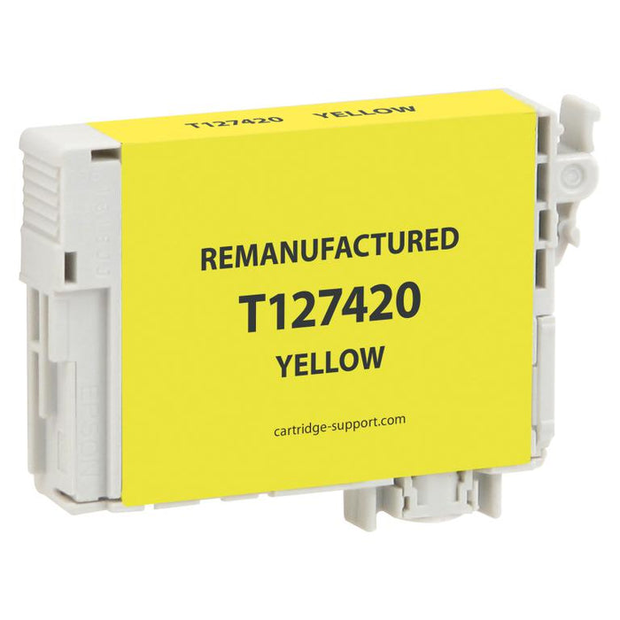 EPC Remanufactured Extra High Capacity Yellow Ink Cartridge for Epson T127420