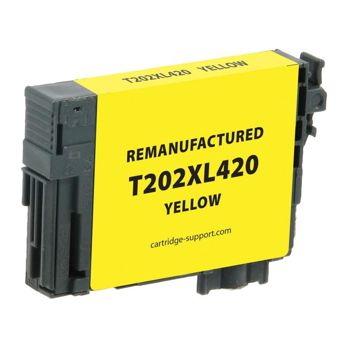 EPC Remanufactured High Capacity Yellow Ink Cartridge for Epson T202XL420