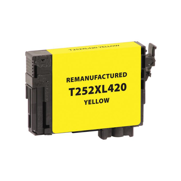 EPC Remanufactured High Yield Yellow Ink Cartridge for Epson T252XL420