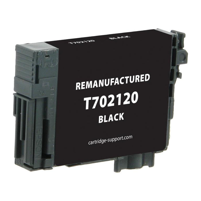 EPC Remanufactured Black Ink Cartridge for Epson T702120