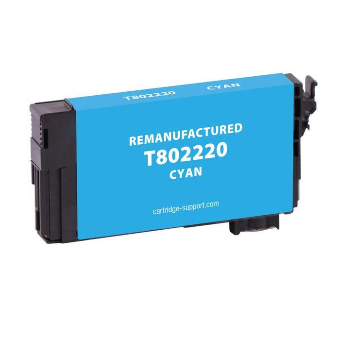 EPC Remanufactured Cyan Ink Cartridge for Epson T802220