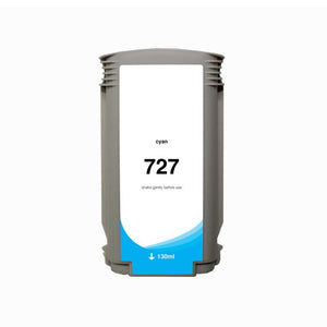 Cyan Wide Format Ink Cartridge for HP 727 (B3P19A)