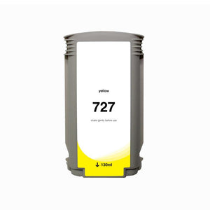 Yellow Wide Format Ink Cartridge for HP 727 (B3P21A)