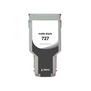 High Yield Matte Black Wide Format Ink Cartridge for HP 727 (C1Q12A)