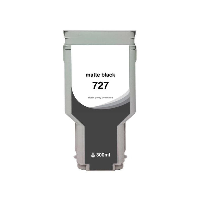 WF Non-OEM New High Yield Matte Black Wide Format Ink Cartridge for HP 727 (C1Q12A)