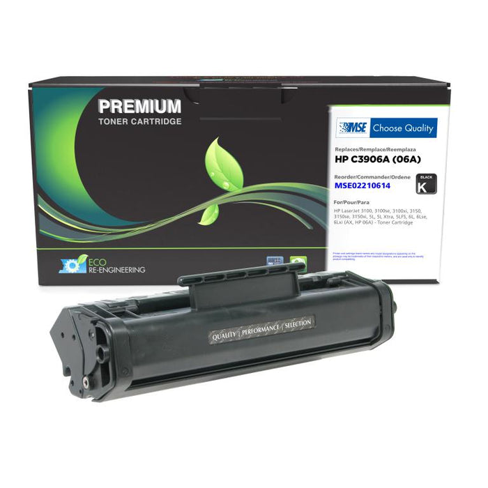 MSE Remanufactured Toner Cartridge for HP 06A (C3906A)
