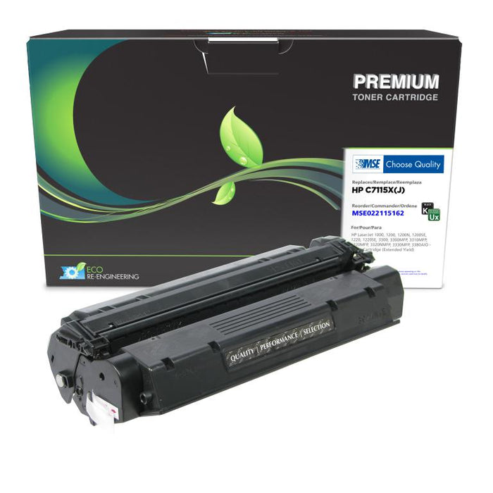 MSE Remanufactured Extended Yield Toner Cartridge for HP C7115X
