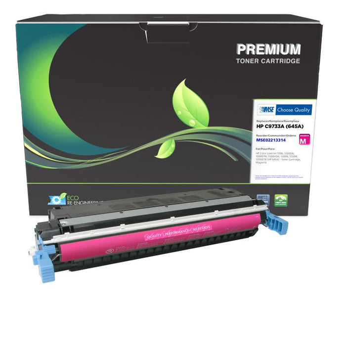 MSE Remanufactured Magenta Toner Cartridge for HP 645A (C9733A)