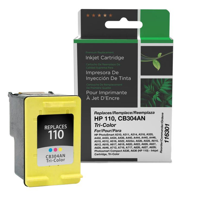Clover Imaging Remanufactured Tri-Color Ink Cartridge for HP 110 (CB304AN)