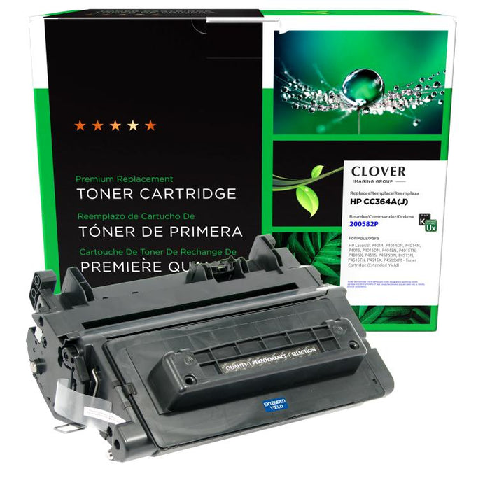 Clover Imaging Remanufactured Extended Yield Toner Cartridge for HP CC364A