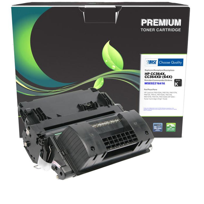 MSE Remanufactured High Yield Toner Cartridge for HP 64X (CC364X)