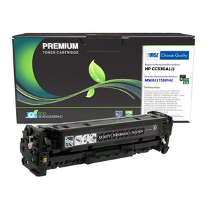Extended Yield Black Toner Cartridge for HP CC530A