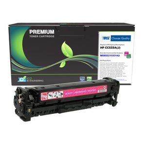 Extended Yield Magenta Toner Cartridge for HP CC533A