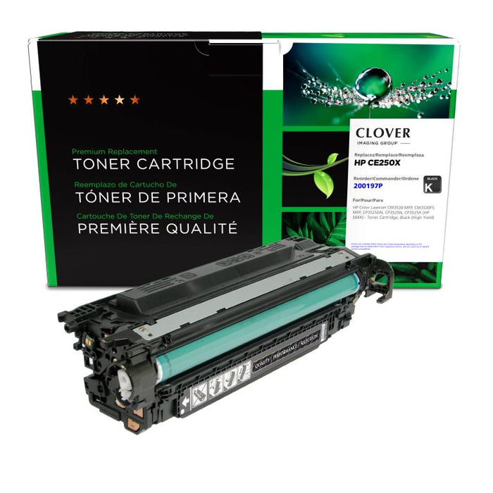 Clover Imaging Remanufactured High Yield Black Toner Cartridge for HP 504X (CE250X)