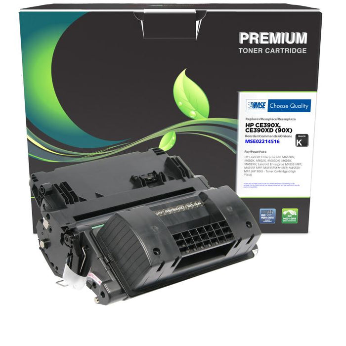 MSE Remanufactured High Yield Toner Cartridge for HP 90X (CE390X)
