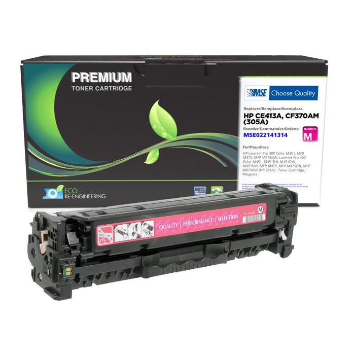 MSE Remanufactured Magenta Toner Cartridge for HP 305A (CE413A)