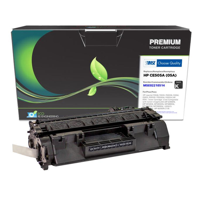 MSE Remanufactured Toner Cartridge for HP 05A (CE505A)
