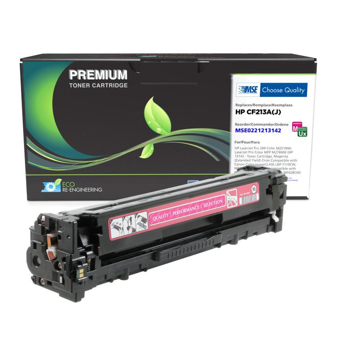 MSE Remanufactured Extended Yield Magenta Toner Cartridge for HP CF213A