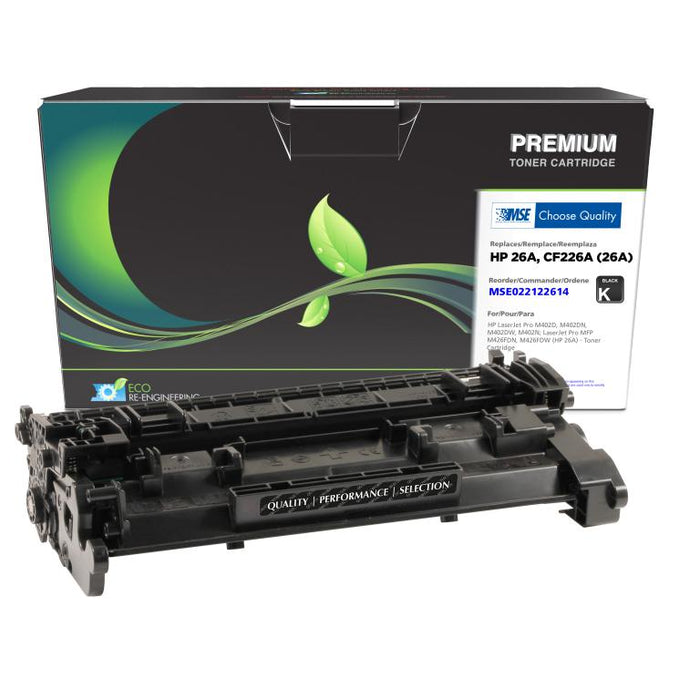 MSE Remanufactured Toner Cartridge for HP 26A (CF226A)