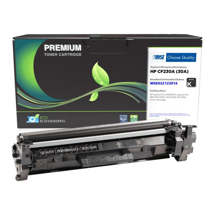 MSE Remanufactured Toner Cartridge for HP 30A (CF230A)