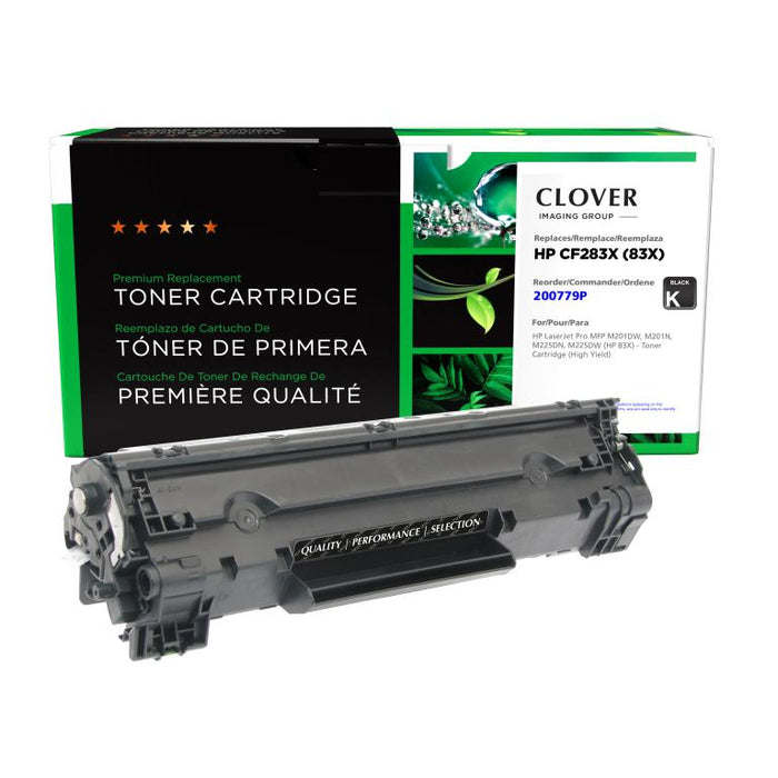 Clover Imaging Remanufactured High Yield Toner Cartridge for HP 83X (CF283X)