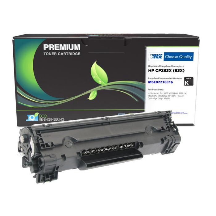 MSE Remanufactured High Yield Toner Cartridge for HP 83X (CF283X)