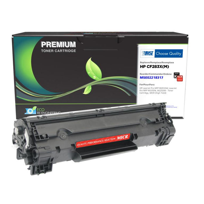 MSE Remanufactured High Yield MICR Toner Cartridge for HP CF283X, TROY 02-82016-001