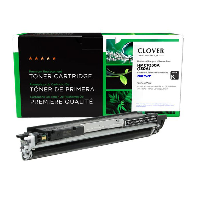 Clover Imaging Remanufactured Black Toner Cartridge for HP 130A (CF350A)
