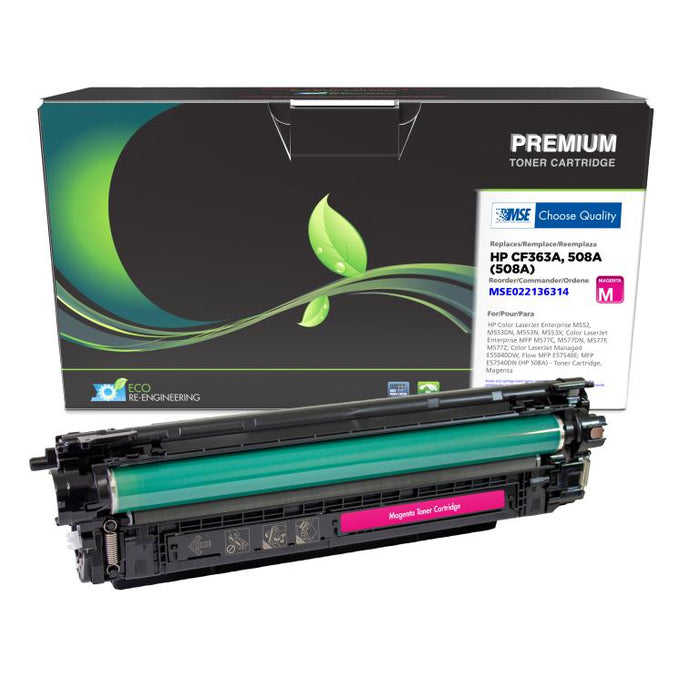 MSE Remanufactured Magenta Toner Cartridge for HP 508A (CF363A)