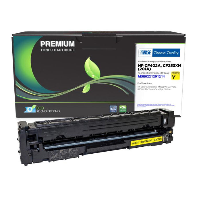 MSE Remanufactured Yellow Toner Cartridge for HP 201A (CF402A)